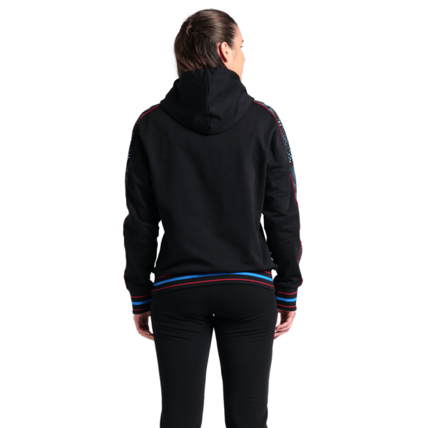 Arena Arena Fireflow Hooded Sweat Inserts L black/black multi Unisex Produktbild 3