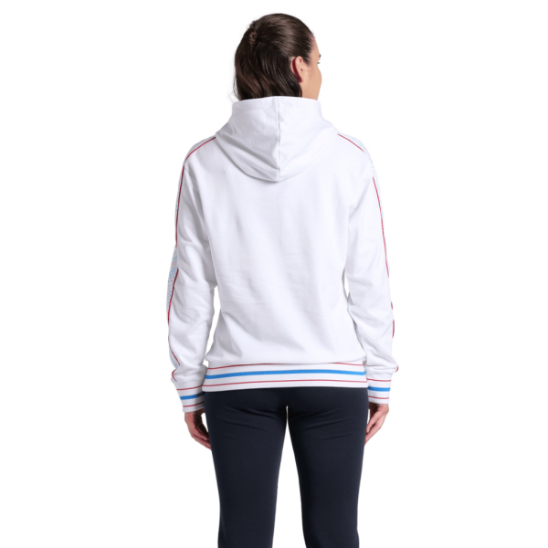 Arena Arena Fireflow Hooded Sweat Inserts M white/white multi Unisex Produktbild 3