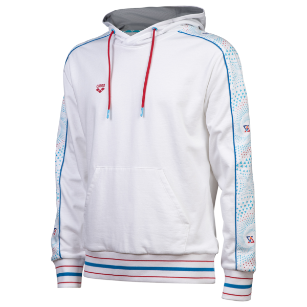 Arena Arena Fireflow Hooded Sweat Inserts L white/white multi Unisex Produktbild 1