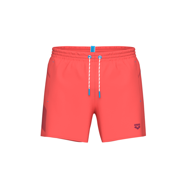 Arena M Arena Pro_File Losange Beach Short L calypso coral/dark purple Herren