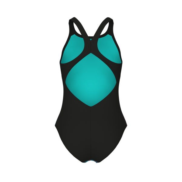 Arena G Arena Multi Colours Swimsuit V Back 116 water multi/black M&auml;dchen Produktbild 2