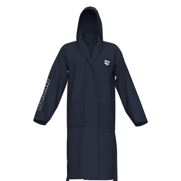 Arena Arena Zeal Robe M navy/white Unisex