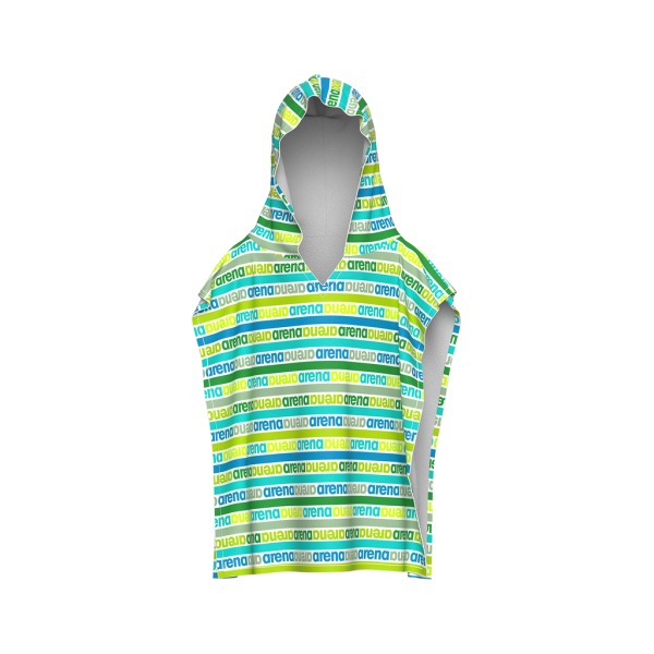 Arena Kids Arena Terry Poncho S artic lime multi Unisex