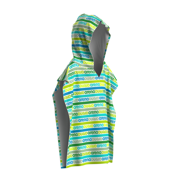 Arena Kids Arena Terry Poncho M artic lime multi Unisex Produktbild 1