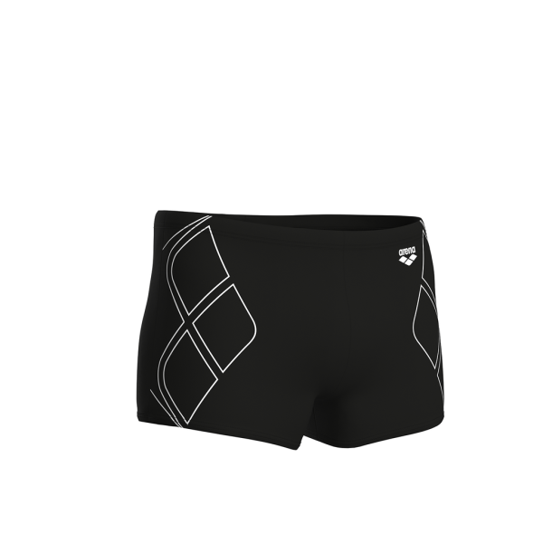 Arena M Arena Graphic Swim Short D 8 black/white Herren Produktbild 2