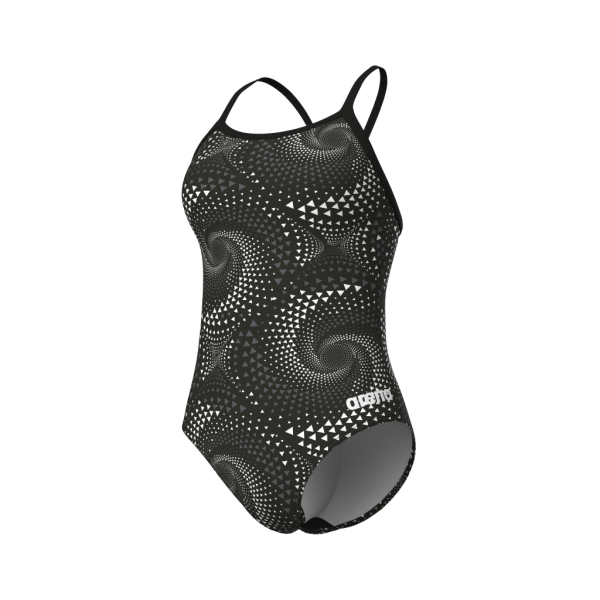 Arena W Arena Fireflow Swimsuit Lightdrop Back D 34 black/team black Damen