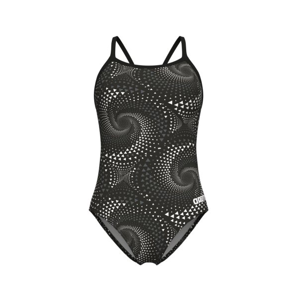 Arena W Arena Fireflow Swimsuit Lightdrop Back D 40 black/team black Damen Produktbild 2