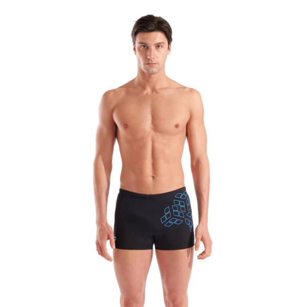 Arena M Arena Kikko Graphic Swim Short D 10 black/turquoise Herren