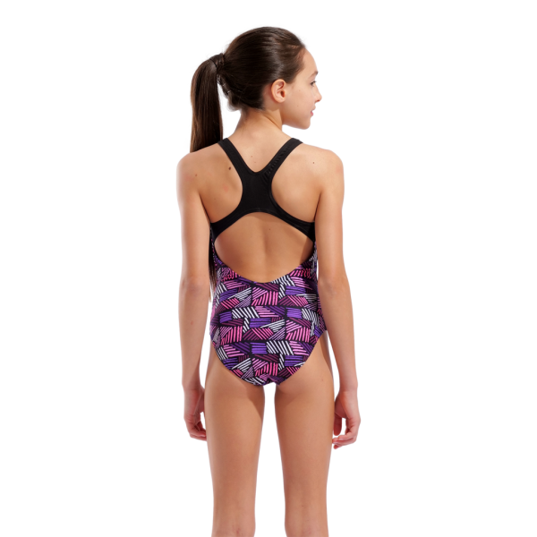 Arena G Arena Candies Swimsuit Swim Pro Back L 128 multi pink/black M&auml;dchen Produktbild 3