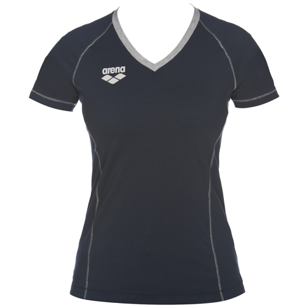 Arena W Tl S/S Tee XS/36 navy Damen
