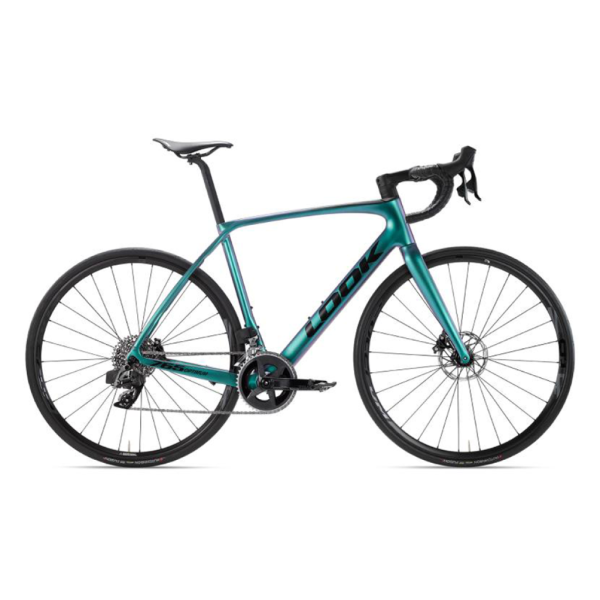 Look Bike 765 Optimum 2 Disc Brakes RIVAL ETAP 2X12 51cm / S chameleon green blue