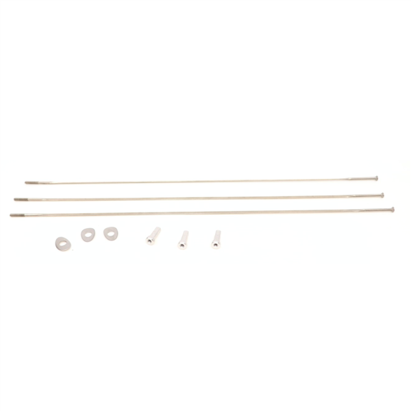 Zipp Spoke and Nipple 258mm CX-Ray Straight Pull Qty 3 one size silver