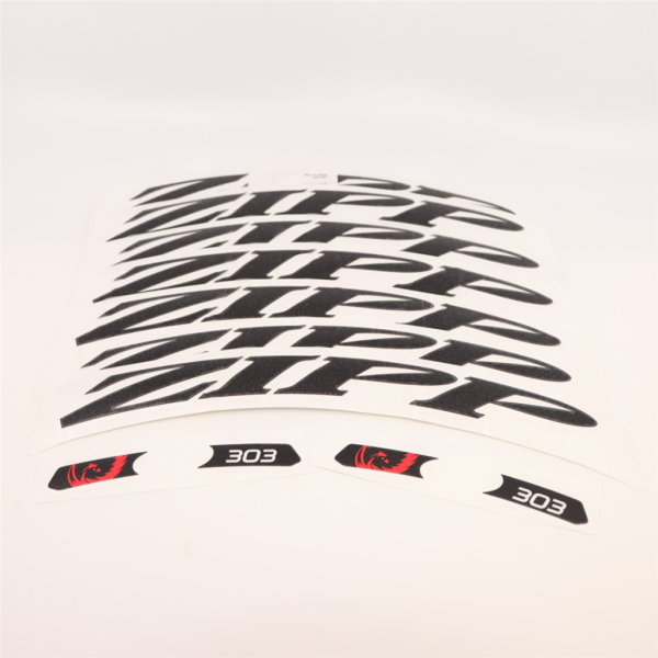 Zipp Wheel Decal Set Zipp 303 for one wheel matte black one size black