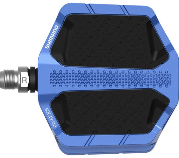 SHIMANO Pedal PD-EF205 Blau Flat Produktbild 1