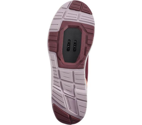 SHIMANO SHIMANO Fahrradschuhe EX300 Damen Touring SPD Gr&ouml;&szlig;e 43 Damenleisten Rot Produktbild 2