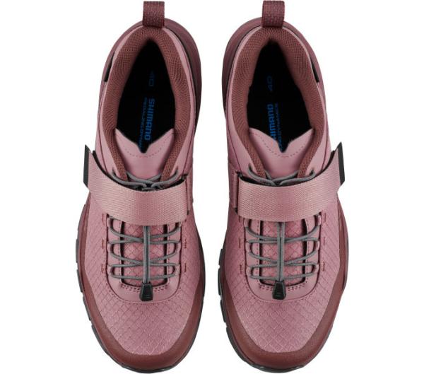 SHIMANO SHIMANO Fahrradschuhe EX500W Damen Touring SPD Gr&ouml;&szlig;e 41 Damenleisten Rot Produktbild 1