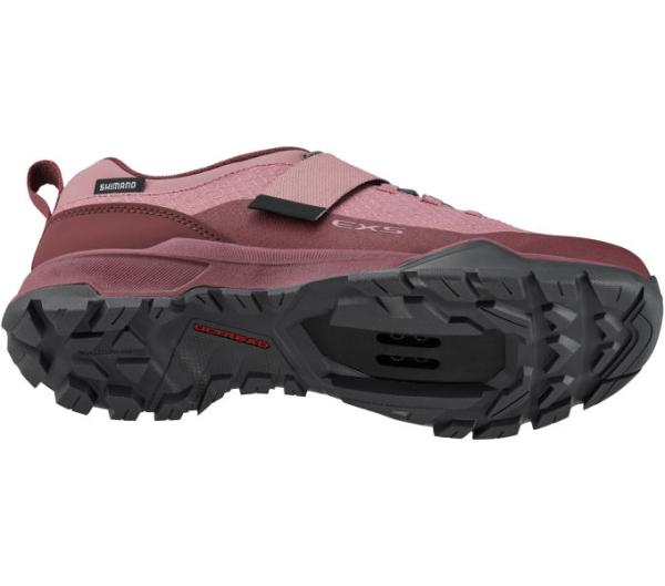 SHIMANO SHIMANO Fahrradschuhe EX500W Damen Touring SPD Gr&ouml;&szlig;e 42 Damenleisten Rot Produktbild 3