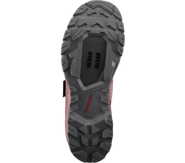 SHIMANO SHIMANO Fahrradschuhe EX500W Damen Touring SPD Gr&ouml;&szlig;e 43 Damenleisten Rot Produktbild 2