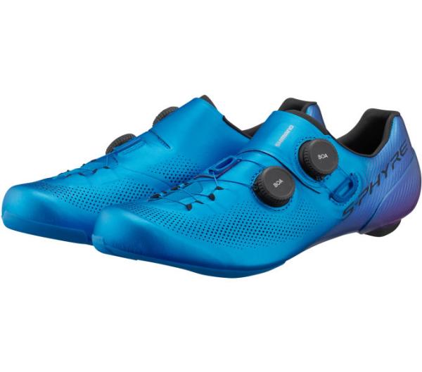 SHIMANO SHIMANO Fahrradschuhe RC903 Damen/Herren Road SPD-SL Gr&ouml;&szlig;e 42 breit Blau Produktbild 4