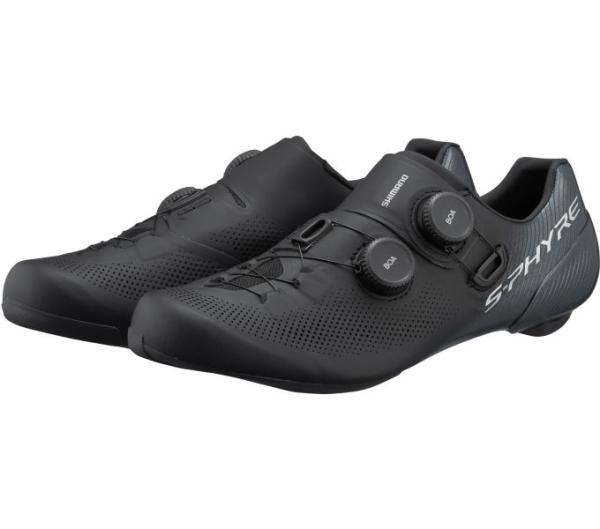 SHIMANO SHIMANO Fahrradschuhe RC903 Damen/Herren Road SPD-SL Gr&ouml;&szlig;e 47 breit Schwarz Produktbild 4