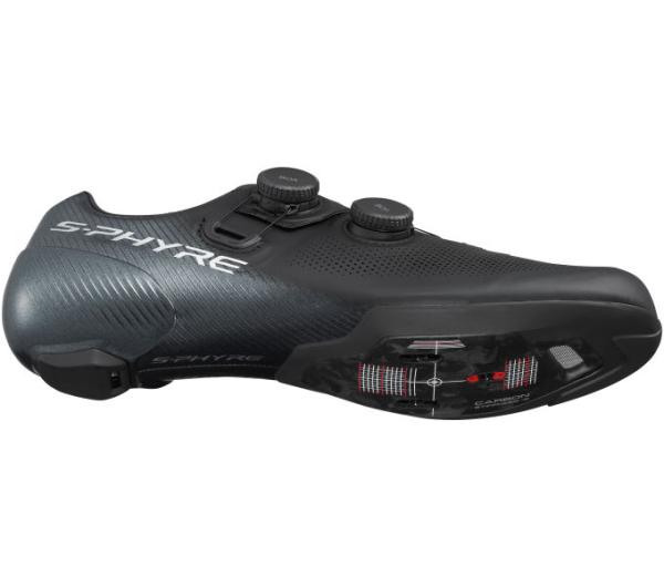SHIMANO SHIMANO Fahrradschuhe RC903 Damen/Herren Road SPD-SL Gr&ouml;&szlig;e 42 Schwarz Produktbild 3