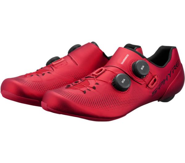 SHIMANO SHIMANO Fahrradschuhe RC903 Damen/Herren Road SPD-SL Gr&ouml;&szlig;e 42 breit Rot Produktbild 4