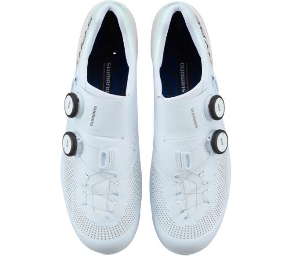 SHIMANO SHIMANO Fahrradschuhe RC903 Damen/Herren Road SPD-SL Gr&ouml;&szlig;e 44 breit Wei&szlig; Produktbild 1