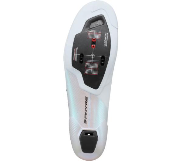 SHIMANO SHIMANO Fahrradschuhe RC903 Damen/Herren Road SPD-SL Gr&ouml;&szlig;e 45 breit Wei&szlig; Produktbild 2