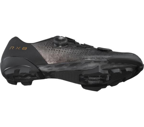 SHIMANO SHIMANO Fahrradschuhe RX801 Herren/Damen Gravel SPD Gr&ouml;&szlig;e 48 Schwarz Produktbild 3