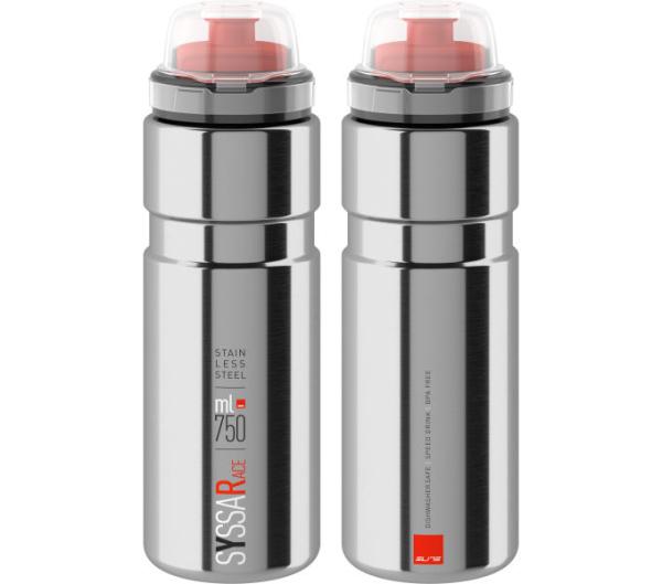 ELITE ELITE Trinkflasche Syssa Race Silber gl&auml;nzend 750 ml