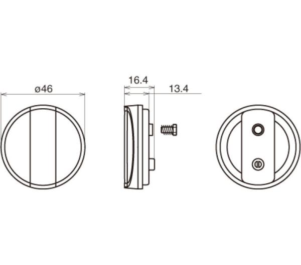 CATEYE CATEYE Reflektoren Frontstrahler RR-165 BTW Produktbild 2