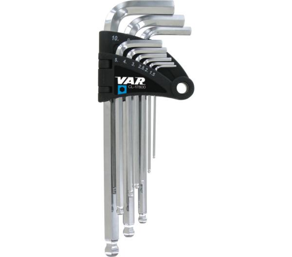 VAR Innensechskantschl&uuml;ssel CL-17800 9 teilig Produktbild 1