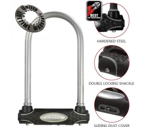 Master Lock B&uuml;gelschloss 8195 Grau 13 mm x 210 mm x 110 mm Schl&uuml;ssel Produktbild 1