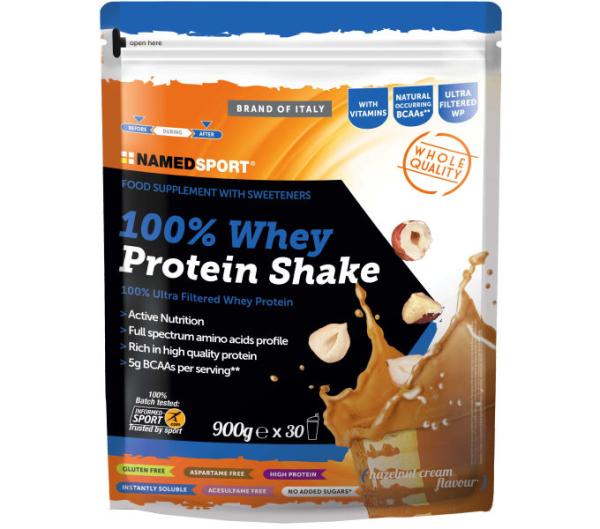 NAMEDSPORT NAMEDSPORT Proteinpulver 100% WHEY PROTEIN SHAKE Haselnuss 900 g