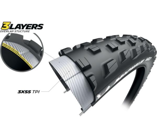 Michelin MICHELIN DRAHTREIFEN WILD ACCESS LINE 57-584 Schwarz Produktbild 1