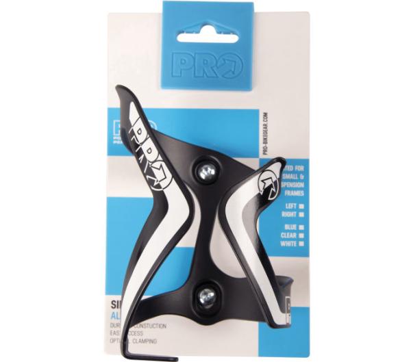 PRO Flaschenhalter Aluminium Seite Schwarz/Wei&szlig; Einschub rechts Produktbild 4