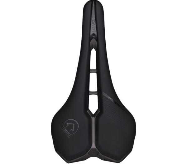 PRO Fahrradsattel Falcon Performance 142 mm Schwarz Edelstahl Gestell Produktbild 4