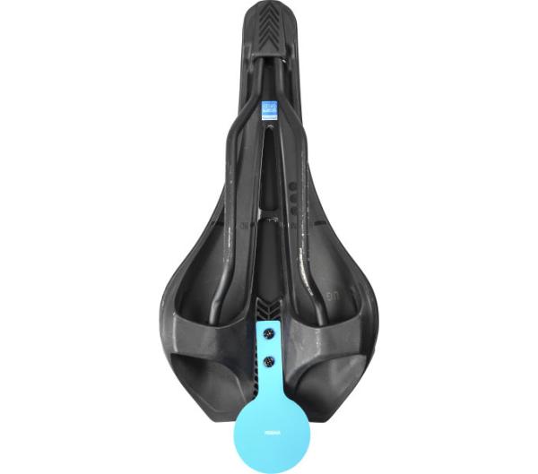 PRO Fahrradsattel Turnix Performance 132 mm Schwarz Edelstahl Gestell Produktbild 3