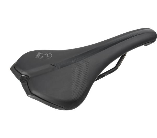 PRO Fahrradsattel Turnix Performance 142 mm Schwarz Edelstahl Gestell Produktbild 2