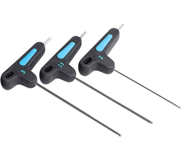 PRO Innensechskantschl&uuml;sselset T-Form 2 / 2,5 / 3 mm