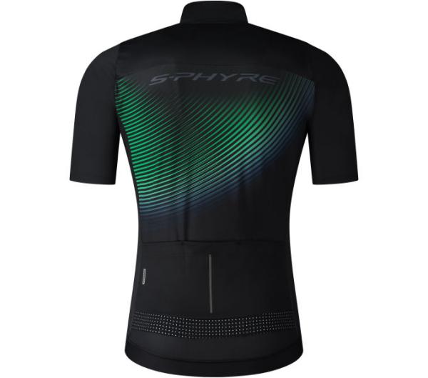 SHIMANO S-PHYRE Short Sleeves Wind Jacket Black/Grey 3XL Produktbild 1