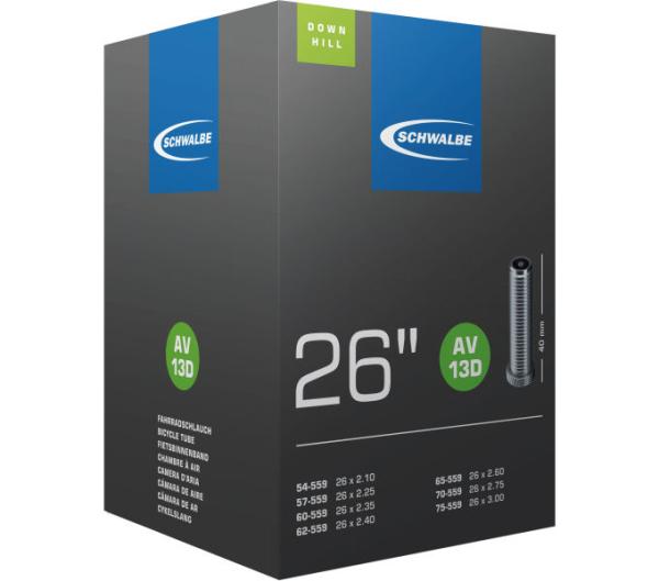 Schwalbe SCHWALBE SCHLAUCH AV13D TR4 DOWNHILL 54/75-559 40mm