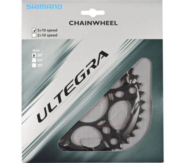 SHIMANO Kettenblatt ULTEGRA FC-6703 39 Z&auml;hne Grau