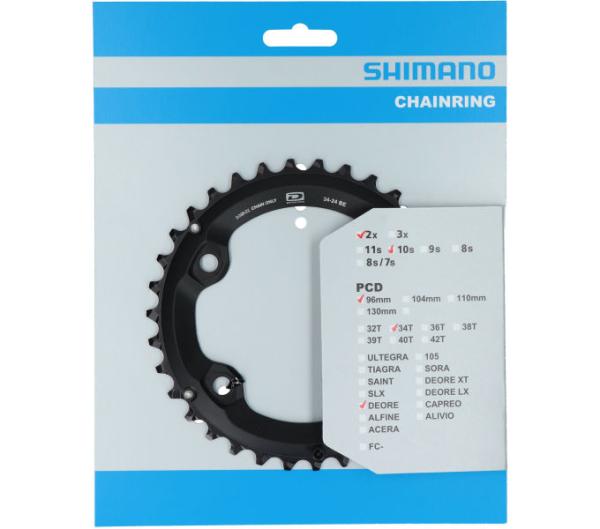 SHIMANO Kettenblatt DEORE FC-M6000-2 34 Z&auml;hne