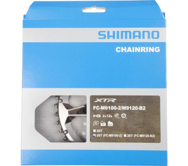 SHIMANO Kettenblatt XTR FC-M9100, FC-M9120 38 Z&auml;hne