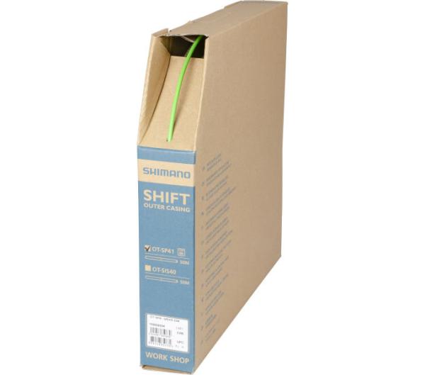 SHIMANO Schaltzugau&szlig;enh&uuml;lle OT-SP41 25 m Gr&uuml;n Produktbild 1