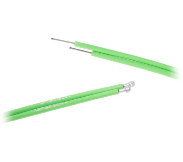SHIMANO Bremszug-Set Road SIL-TEC beschichtet Gr&uuml;n Produktbild 1
