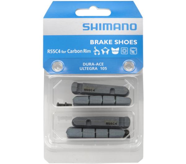 SHIMANO 2 Paar Bremsbelag R55C4 f&uuml;r Carbonfelge Produktbild 1