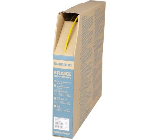 SHIMANO Bremszugau&szlig;enh&uuml;lle DURA-ACE BC-9000 40 m Gelb Produktbild 1
